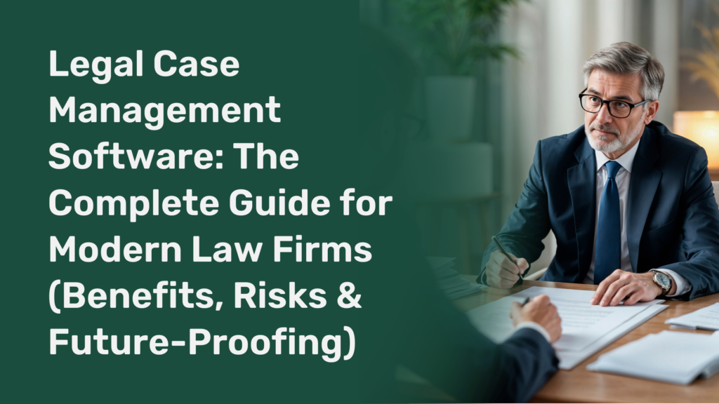 Legal Case Management Software: The Complete Guide for Modern Law Firms (Benefits, Risks & Future-Proofing)